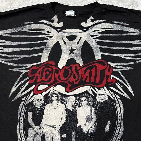 NEW Aerosmith World Tour 2009 Graphic {Alstyle} T-Shirt Black Men’s L - Picture 3 of 10